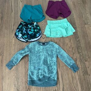All in Motion girls skirt and shorts